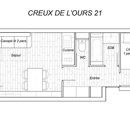 Διαμέρισμα 2p Renove, Acces Skis Aux Pieds, Meribel - Fr-1-182-238 *